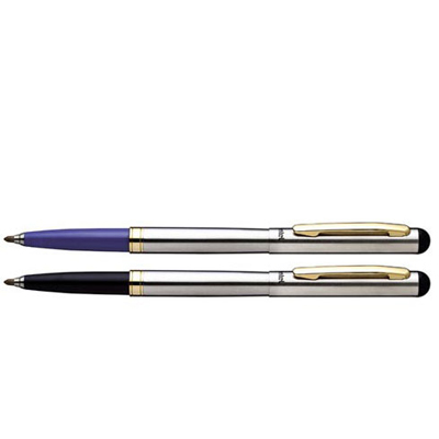 Pentel 飛龍 R460 Rolling Writer不銹鋼鋼珠筆(金夾) 0.6 mm / 支  