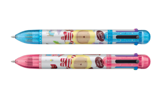 【雄獅】MB-503 奶油獅5色原子筆+自動鉛筆 /支