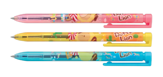 【雄獅】MB-003 奶油獅自動原子筆 /筒  