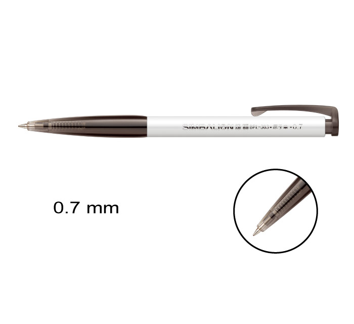 【雄獅】BPL-303 原子筆 黑色 12入/打  