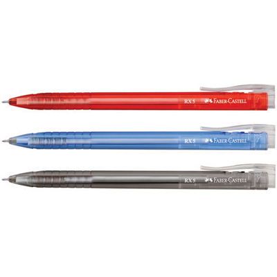 Faber-Castell 輝柏 545321 545351 545399 酷溜原子筆RX-5(0.5mm) -10支入 / 盒 