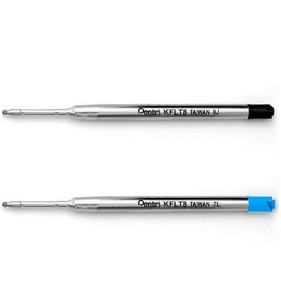 Pentel 飛龍 KFLT8 Sterling不鏽鋼原子筆芯 0.8 mm / 支