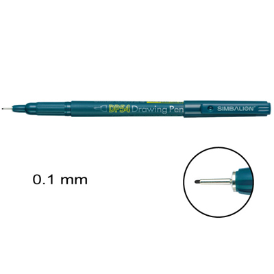 【雄獅】54 代用針筆 0.1mm 黑色/支