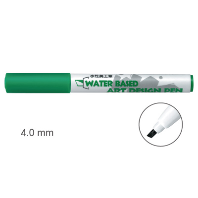 【雄獅】RF.900 水性美工筆 4mm /支