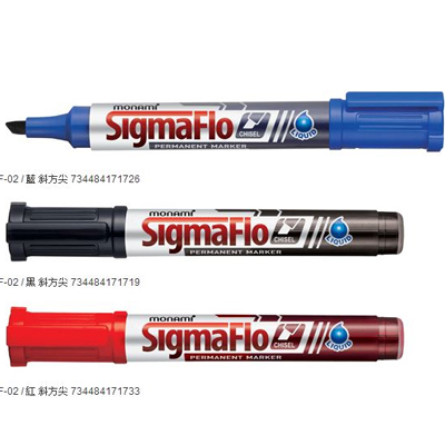 MONAMI 慕那美 SF-02 全液型嘜克筆(斜方尖) / 支  