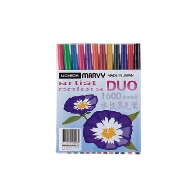 萬事捷 1600 水性雙頭麥克筆 -12支入 / 盒