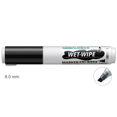 【雄獅】WWP-8 彩繪濕擦筆 8.0mm 黑色/支  