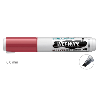 【雄獅】WWP-8 彩繪濕擦筆 8.0mm 紅色/支 