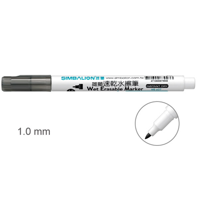 【雄獅】WE-607 速乾水擦筆 1.0mm /支
