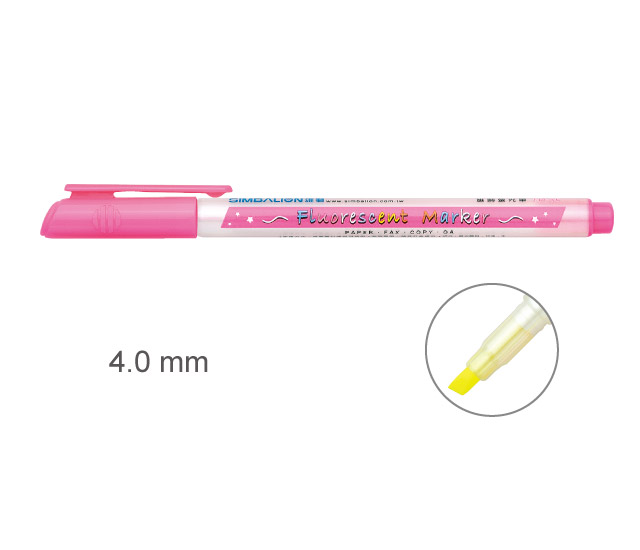 【雄獅】FM-35 螢光筆 桃紅色 12支入/打