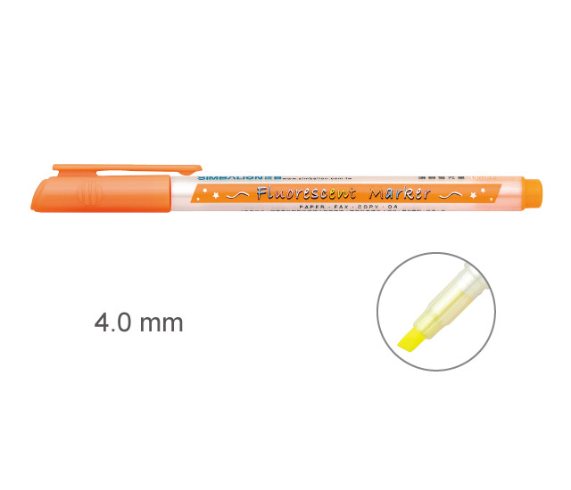 【雄獅】FM-35 螢光筆 橘色 12支入/打  