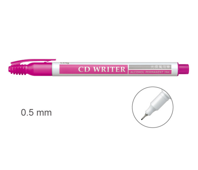 【雄獅】CD25 萬用光碟筆 0.5mm 粉紅色/支