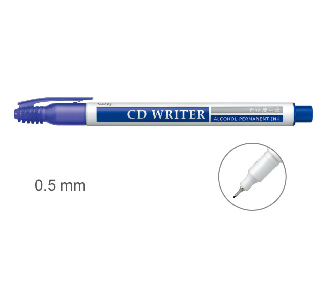 【雄獅】CD25 萬用光碟筆 0.5mm 藍色/支
