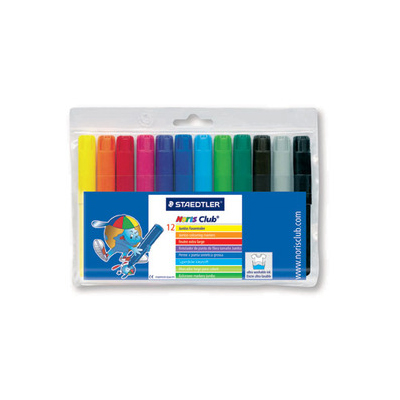 【施德樓】 MS340WP12 快樂學園 加寬型環保彩繪筆12入 / 組  