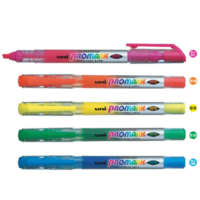 uni-ball 三菱 USP-105 1.5~4.0 全液式螢光記號筆 / 支  