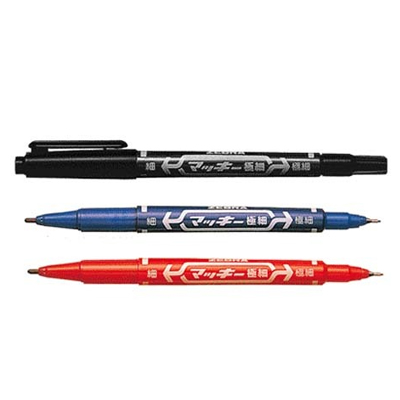 【斑馬】MO-120-MC 油性極細雙頭筆10支 / 盒