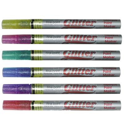 萬事捷 金蔥細字油漆筆 Glitter -12支入 / 盒  