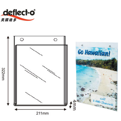 迪多deflect-o 47001 掛壁式標示架(直式) -A4 / 個  