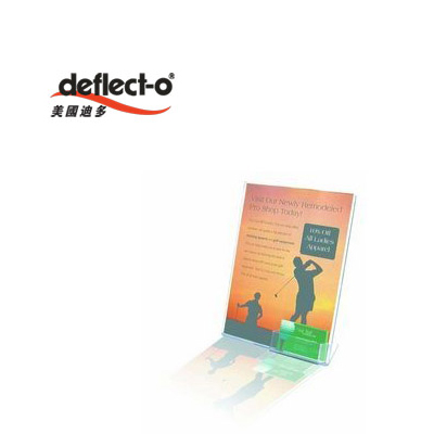 迪多deflect-o 590601 一體式斜立展示架-A4(附名片架) / 個