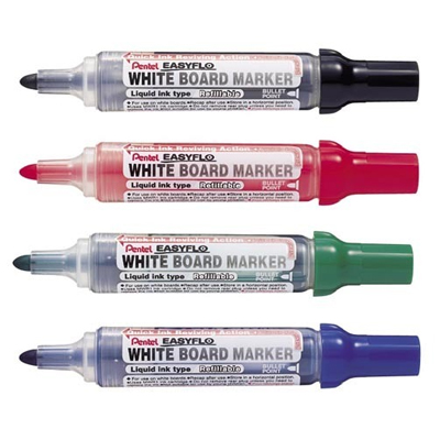 Pentel 飛龍 MW50M EASYFLO 填充式白板筆 2.1mm / 支