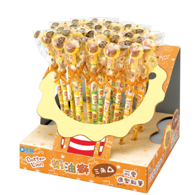 【雄獅】BLPT-24 奶油獅24支鉛筆+筆套入展示組