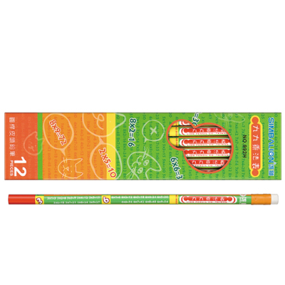 【雄獅】998HB 九九乘法圓桿皮頭鉛筆 12入/打