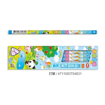 利百代 CB-142 可愛家族抗菌三角鉛筆 -12支入 / 盒