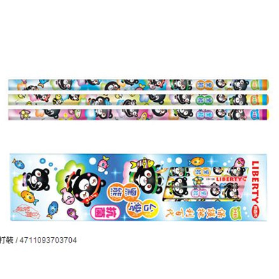 利百代 CB-136 三角轉寫台灣黑熊鉛筆 -12支入 / 盒