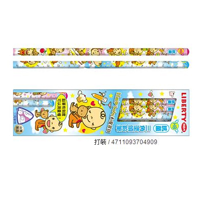 利百代 CB-143 利摩寶貝三角塗頭鉛筆 -12支入 / 盒