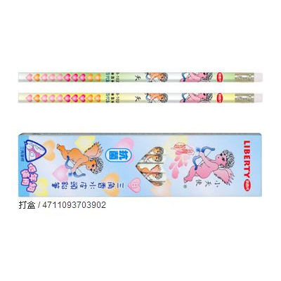 利百代 CB-102-B 小天使抗菌三角香水皮頭鉛筆 -12支入 / 盒