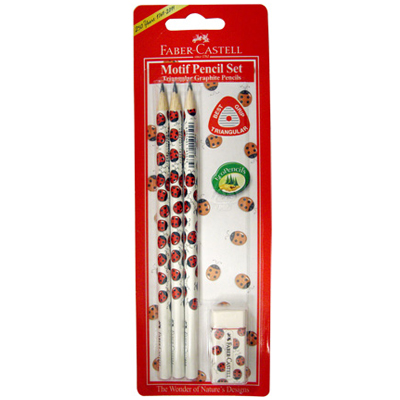 Faber-Castell 輝柏 118365 瓢蟲三角鉛筆組 / 組