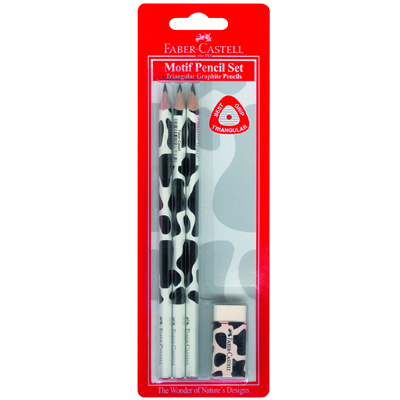 Faber-Castell 輝柏 118390 乳牛三角鉛筆組 / 組