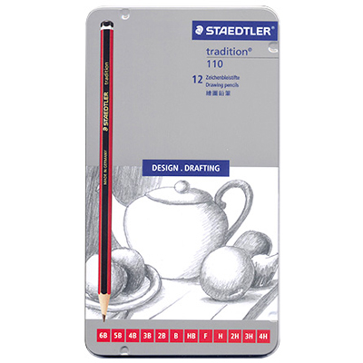 【施德樓】MS110G12S 紅武士經典繪圖鉛筆 入門組合(12支入) / 組  