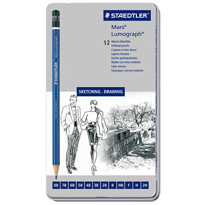 【施德樓】MS100G12S 頂級藍桿繪圖鉛筆組(12支入) / 組