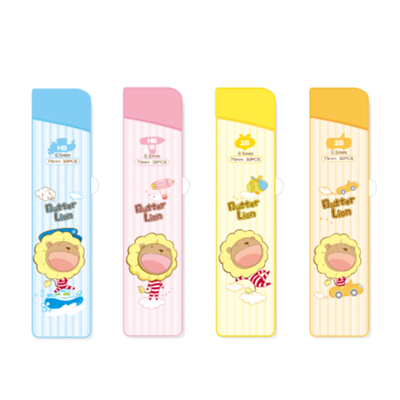 【雄獅】PL-003 奶油獅自動鉛筆筆芯 /支