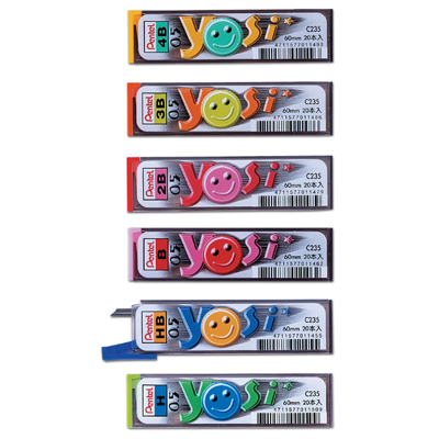 Pentel 飛龍 C235 YOSI系列自動鉛筆筆芯 0.5mm -10管入 / 盒  