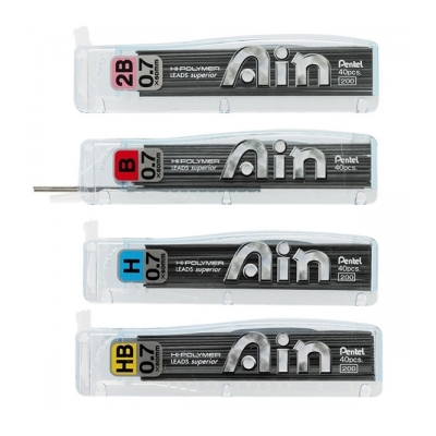 Pentel 飛龍 C257 Ain 自動鉛筆芯 0.7mm -40支入 / 個