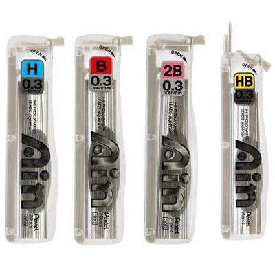 Pentel 飛龍 C253 Ain自動鉛筆芯 0.3mm -20支入 / 個