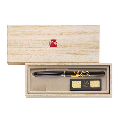 【雙鶖】DU180-315 蒔繪物語萬年毛筆(鳳凰)/盒  