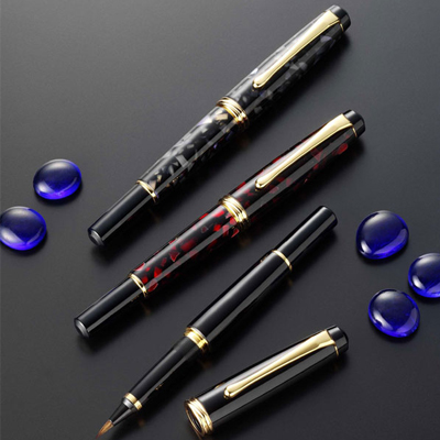 【雙鶖】DAY 140-11吳竹萬年毛筆-新夢銀河(翡翠黑)/支  