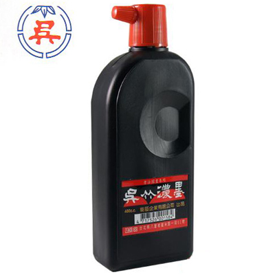 【雙鶖】 吳竹書法、國畫專用濃墨墨汁400cc(紅頭)