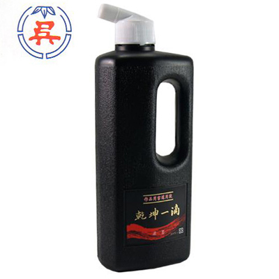【雙鶖】 吳竹乾坤一滴作品用高級濃墨墨汁360cc(紅色標)/瓶  