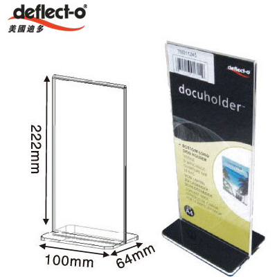 迪多deflect-o TM011245 T型可拆卸標示架 / 個