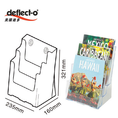 迪多deflect-o 77301 三層高背目錄架-A4 / 個