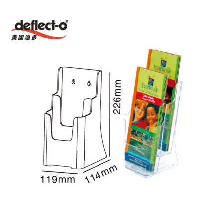 迪多deflect-o 77862 兩層高背目錄架-1/3 A4 / 個