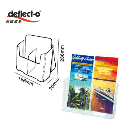 迪多deflect-o 74501 雙格低背目錄架-1/3 A4 / 個