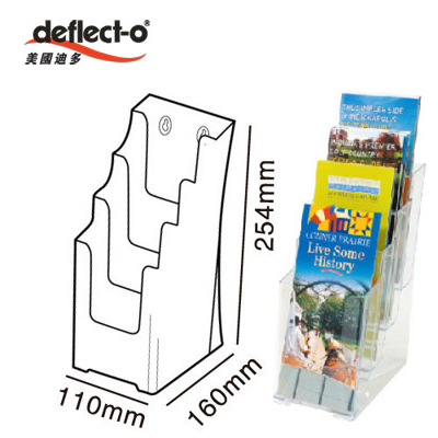 迪多deflect-o 77701 四層高背目錄架-1/3 A4 / 個