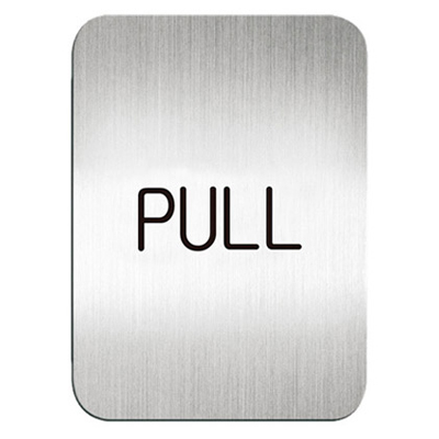 迪多deflect-o 611310S 英文(拉)-鋁質方形貼牌 / 個