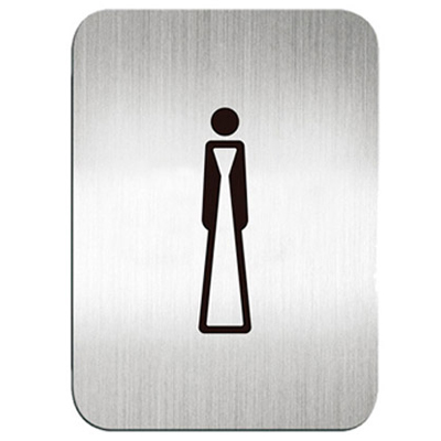 迪多deflect-o 610510S 女生洗手間-鋁質方形貼牌 / 個