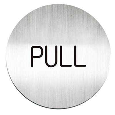 迪多deflect-o 611310C 英文(拉)-鋁質圓形貼牌 / 個